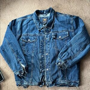Route 66 Lined Blue Jean Jacket